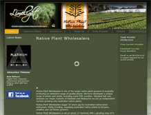 Tablet Screenshot of nativeplantwholesalers.com.au